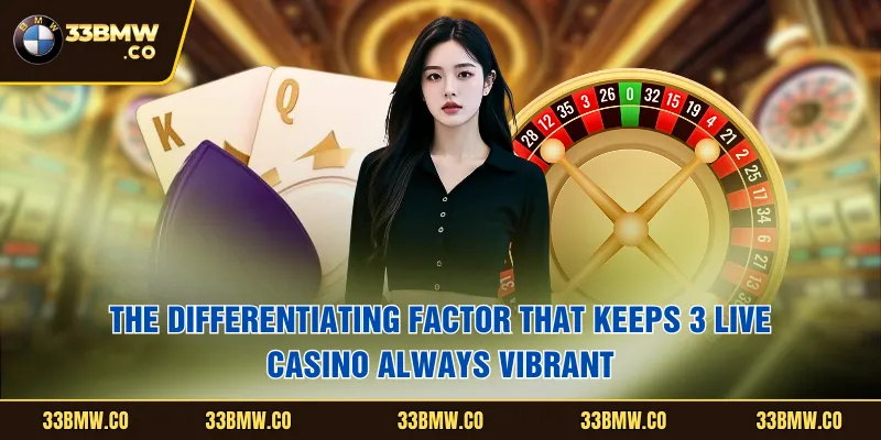 The differentiating factor that keeps 3 live casino always vibrant